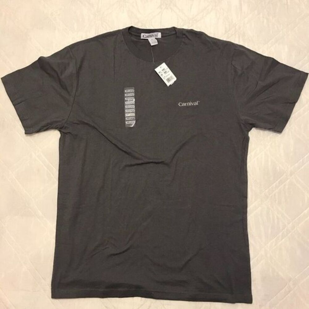 Carnival‎ Cruise Line gray T shirt XXL nwt